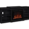 65" Wilton Black Electric Fireplace Console 2 65" Wilton Black Electric Fireplace Console -Chic Furniture Store 810464969 3
