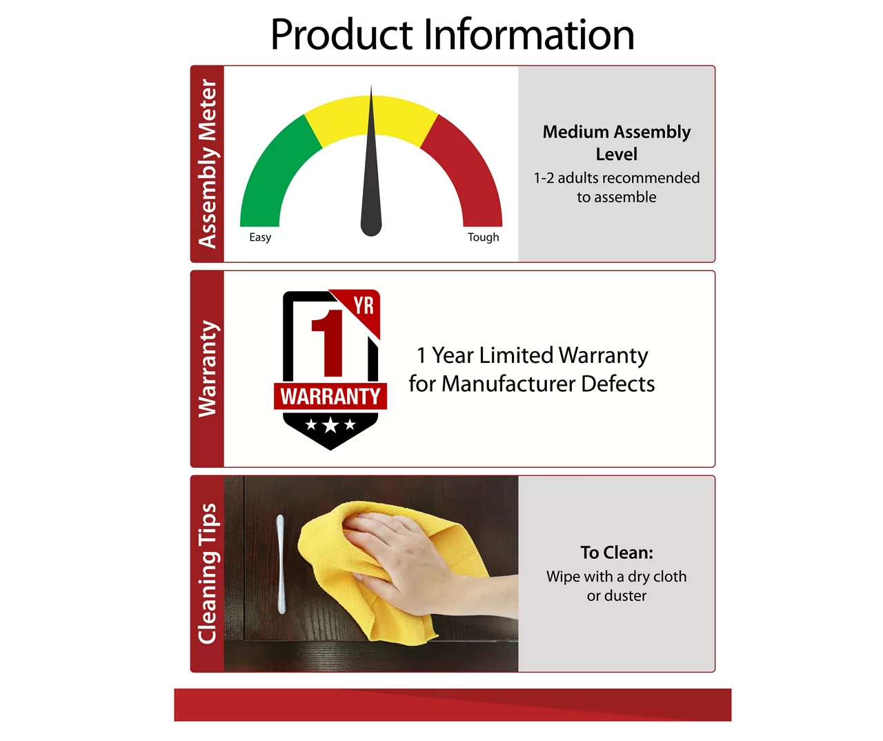 Ameriwood 47" Grandcastle Electric Fireplace Console 14 Ameriwood 47" Grandcastle Electric Fireplace Console - Image 12