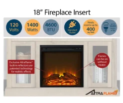 Ameriwood 47" Grandcastle Electric Fireplace Console 18 Ameriwood 47" Grandcastle Electric Fireplace Console -Chic Furniture Store 810464998 4