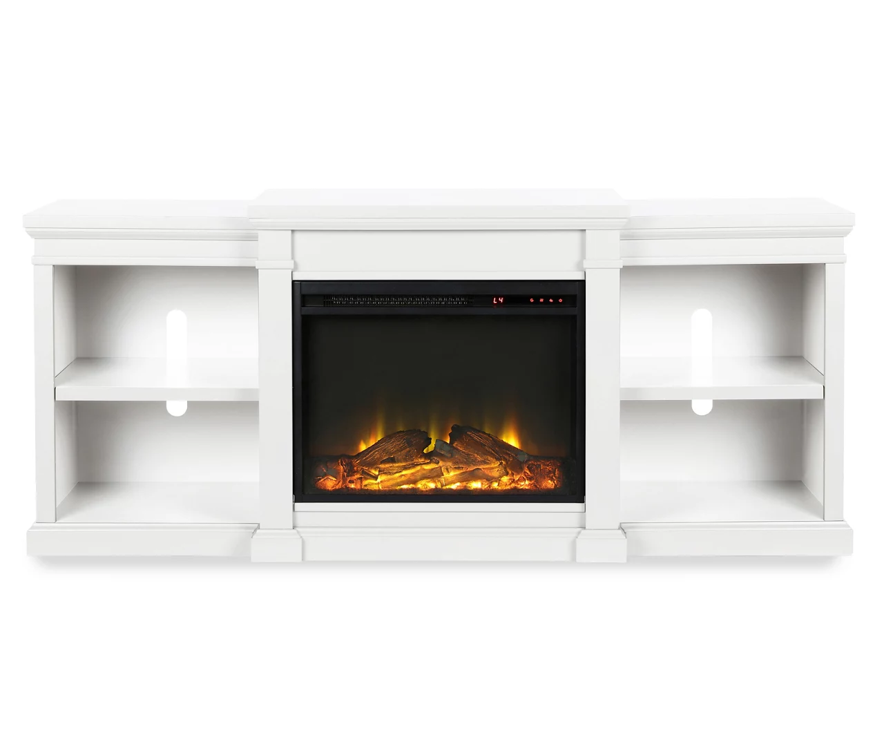65" Wilton White Electric Fireplace Console 3 65" Wilton White Electric Fireplace Console