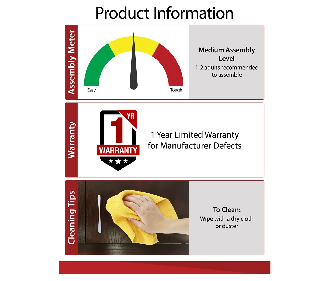 Ameriwood 47" Grandcastle Electric Fireplace Console 11 Ameriwood 47" Grandcastle Electric Fireplace Console - Image 9