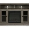 47" Grandcastle Rustic Gray Electric Fireplace Console -Chic Furniture Store 810465006 3