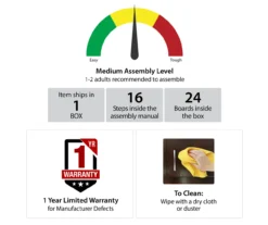 59" Century Lane Rustic Brown Electric Fireplace Console -Chic Furniture Store 810465020 6