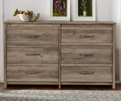 Duncan Gray Oak 6-Drawer Dresser -Chic Furniture Store 810465129 1