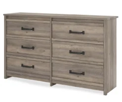 Duncan Gray Oak 6-Drawer Dresser -Chic Furniture Store 810465129 4