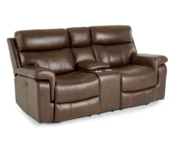 Wellsley Leather Power Reclining Console Loveseat 30 Wellsley Leather Power Reclining Console Loveseat -Chic Furniture Store 810469259 2
