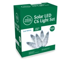 Cool White LED C6 Solar Light Set, 100-Lights -Chic Furniture Store 810472910 2