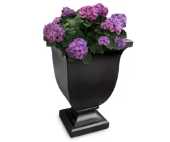 Augusta Black Tall Planter -Chic Furniture Store 810472982 2