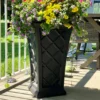 Georgian Black Tall Planter 2 Georgian Black Tall Planter -Chic Furniture Store 810472986 5