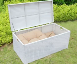 All-Weather Wicker 48-Gallon Storage Deck Box -Chic Furniture Store 810478125 1