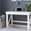 Stockton White Computer Desk -Chic Furniture Store 810483890