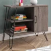 Langley Park Distressed Gray Oak 3-Tier Bookshelf -Chic Furniture Store 810483897