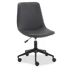Black Faux Leather Swivel Office Chair 1 Black Faux Leather Swivel Office Chair -Chic Furniture Store 810491963 2