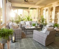 Broyhill Eagle Brooke All-Weather Wicker Cushioned Patio Sofa 33 Broyhill Eagle Brooke All-Weather Wicker Cushioned Patio Sofa -Chic Furniture Store 810498107 810498108 810498109