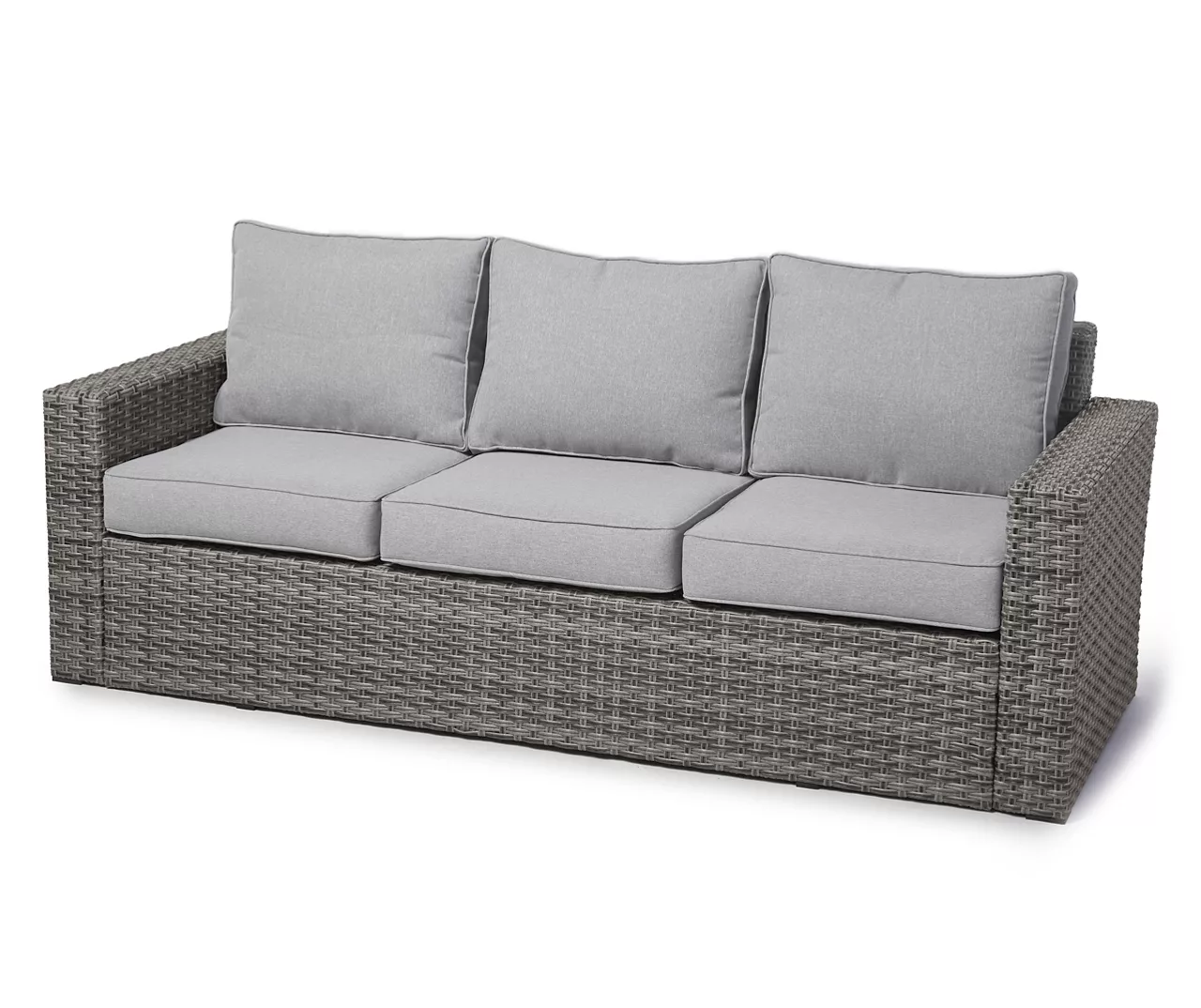 Broyhill Eagle Brooke All-Weather Wicker Cushioned Patio Sofa 4 Broyhill Eagle Brooke All-Weather Wicker Cushioned Patio Sofa - Image 2