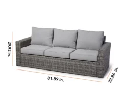 Broyhill Eagle Brooke All-Weather Wicker Cushioned Patio Sofa 36 Broyhill Eagle Brooke All-Weather Wicker Cushioned Patio Sofa -Chic Furniture Store 810498108 99 2