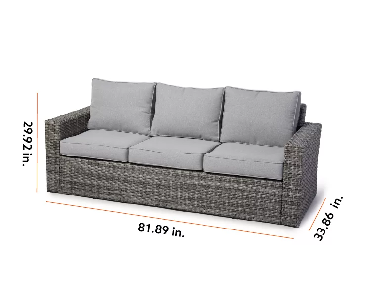Broyhill Eagle Brooke All-Weather Wicker Cushioned Patio Sofa 18 Broyhill Eagle Brooke All-Weather Wicker Cushioned Patio Sofa - Image 16