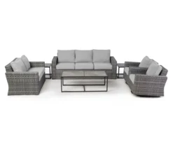 Broyhill Eagle Brooke All-Weather Wicker Cushioned Patio Sofa 34 Broyhill Eagle Brooke All-Weather Wicker Cushioned Patio Sofa -Chic Furniture Store 810498108 810498109 810498107 810451920 810452031 1