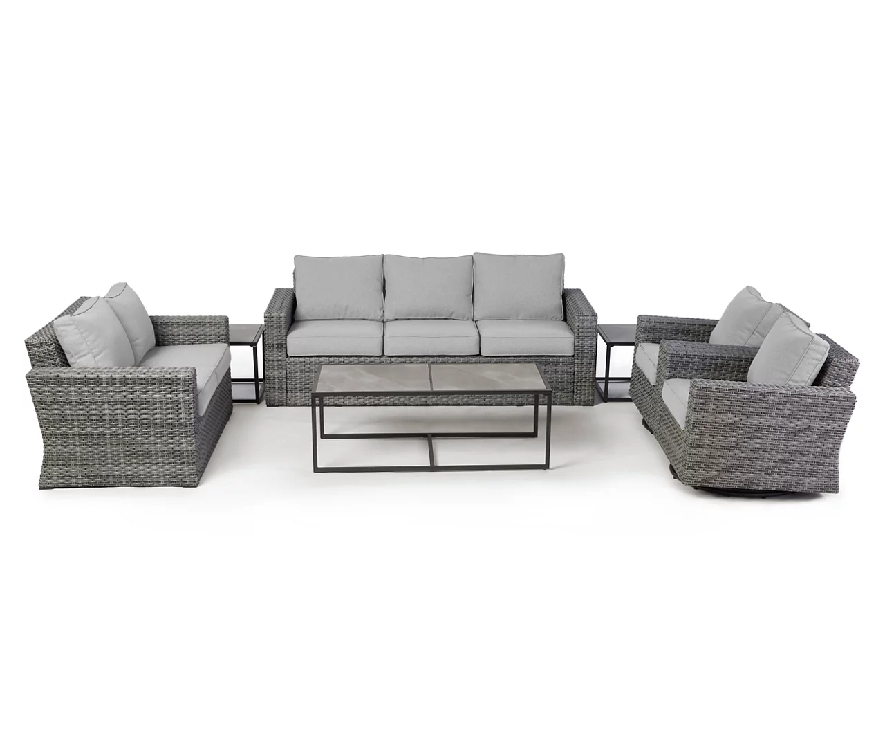 Broyhill Eagle Brooke All-Weather Wicker Cushioned Patio Sofa 16 Broyhill Eagle Brooke All-Weather Wicker Cushioned Patio Sofa - Image 14