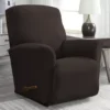 Chocolate Recliner Sofa Slipcover 2 Chocolate Recliner Sofa Slipcover -Chic Furniture Store 810498488 2