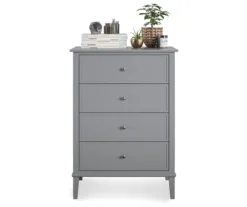 Somerville Gray 4-Drawer Dresser -Chic Furniture Store 810498832 3