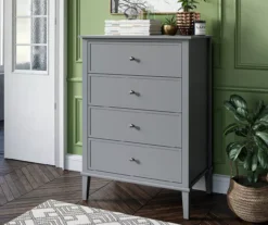 Somerville Gray 4-Drawer Dresser -Chic Furniture Store 810498832 4