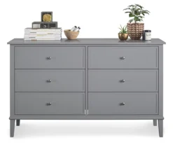 Somerville Gray 6-Drawer Dresser -Chic Furniture Store 810498835 3