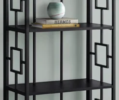 Black Square 4-Shelf Bookcase -Chic Furniture Store 810502794 4