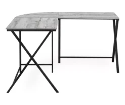 Monarch X Leg L-Shaped Corner Desk -Chic Furniture Store 810502797 5