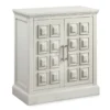 Hailey White 2-Door Accent Cabinet 2 Hailey White 2-Door Accent Cabinet -Chic Furniture Store 810504704 1