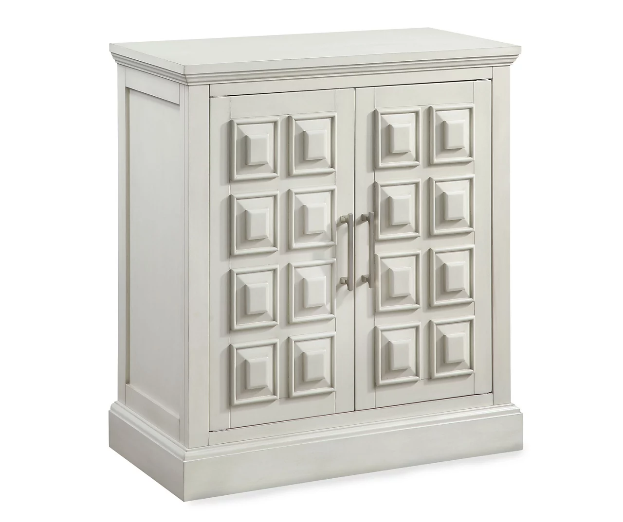 Hailey White 2-Door Accent Cabinet 3 Hailey White 2-Door Accent Cabinet
