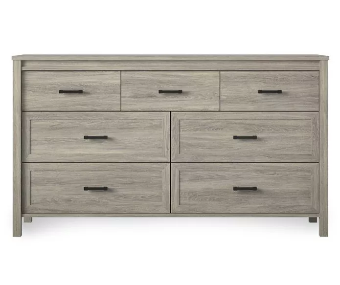 Silverton Oak 7-Drawer Dresser 3 Silverton Oak 7-Drawer Dresser