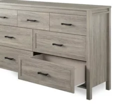 Silverton Oak 7-Drawer Dresser 9 Silverton Oak 7-Drawer Dresser -Chic Furniture Store 810504711 3