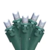 White Wide Angle LED Lights On Green Wire, 100-Lights -Chic Furniture Store 810512285
