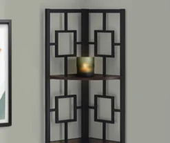 Espresso Square 4-Shelf Corner Bookcase 10 Espresso Square 4-Shelf Corner Bookcase -Chic Furniture Store 810512903 4