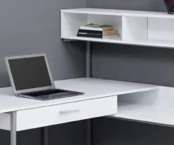 Monarch L-Shaped Corner Desk With Hutch -Chic Furniture Store 810512935 4