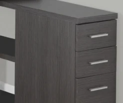 Gray Reversible L-Shaped Corner Desk 10 Gray Reversible L-Shaped Corner Desk -Chic Furniture Store 810512938 4