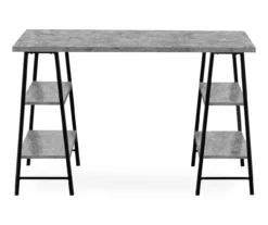 Monarch Sawhorse Office Desk 34 Monarch Sawhorse Office Desk -Chic Furniture Store 810512952 3