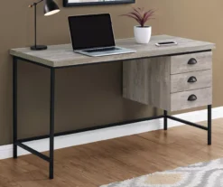 Monarch Reclaimed 3-Drawer Computer Desk -Chic Furniture Store 810512956 1