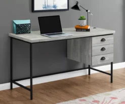 Monarch Reclaimed 3-Drawer Computer Desk -Chic Furniture Store 810512957 1