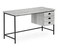 Monarch Reclaimed 3-Drawer Computer Desk -Chic Furniture Store 810512957 2