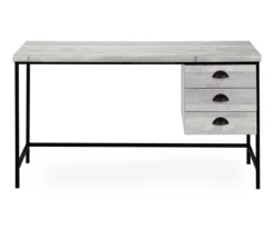 Monarch Reclaimed 3-Drawer Computer Desk -Chic Furniture Store 810512957 3