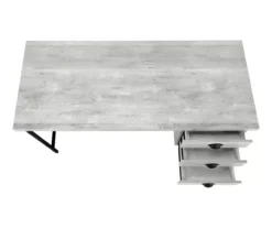 Monarch Reclaimed 3-Drawer Computer Desk -Chic Furniture Store 810512957 4