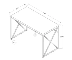 Monarch Reclaimed Office Desk -Chic Furniture Store 810512959 10