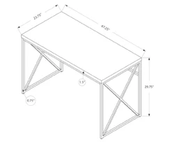 Monarch Reclaimed Office Desk -Chic Furniture Store 810512961 3