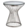 Silver Hourglass End Table -Chic Furniture Store 810512999 2