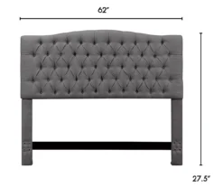 Gray Celeste Upholstered Queen Headboard 12 Gray Celeste Upholstered Queen Headboard -Chic Furniture Store 810513487 3