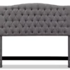 Gray Celeste Upholstered Queen Headboard -Chic Furniture Store 810513487 5