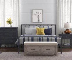 Black Evans King Platform Bed -Chic Furniture Store 810513490 8