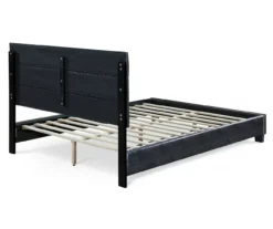 Black Hudson Queen Leather Upholstered Bed -Chic Furniture Store 810513493 13